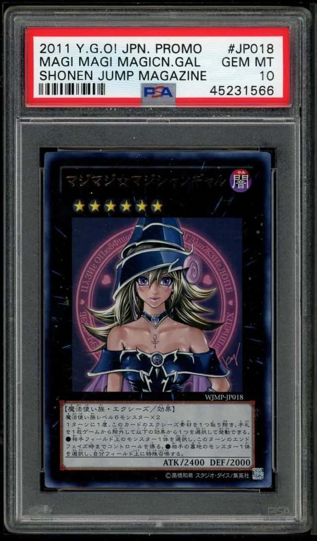 Magi Magi Magician Gal WJMP-JP018 Yugioh Japanese PSA 10 *566