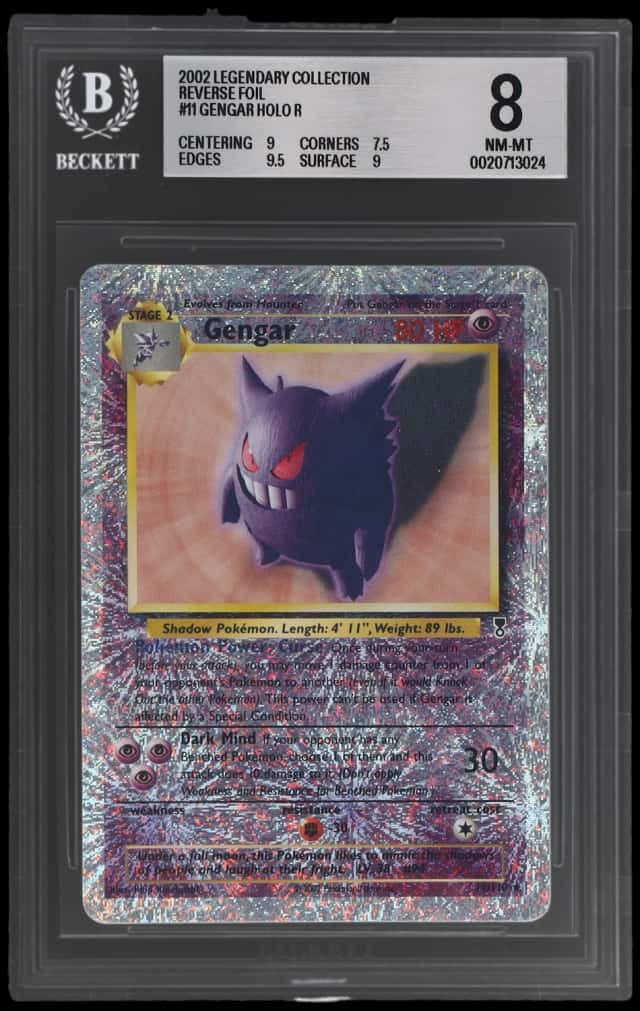 2002 Pokemon Legendary Collection Reverse Holo Gengar #11