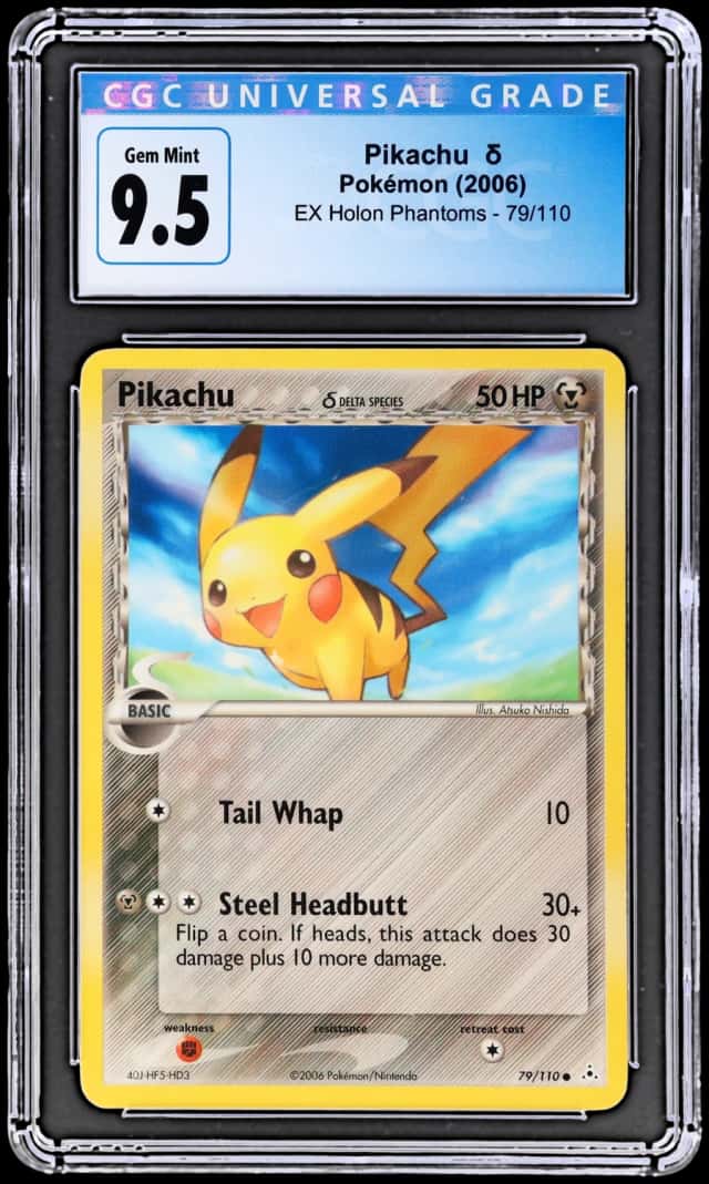 2006 Pokemon Ex Holon Phantoms Pikachu #79