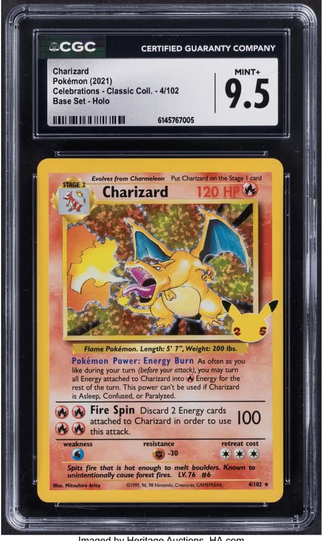 Pokémon Charizard 4 Celebrations Classic Collection...
