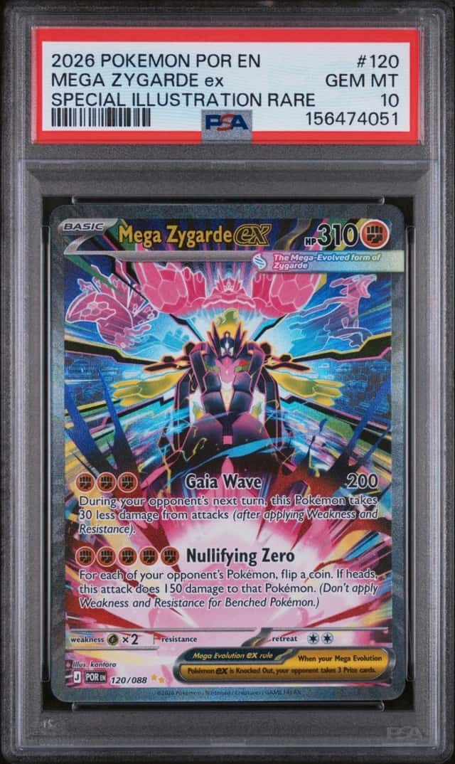 2026 POKEMON MEGA ZYGARDE ex SPEC ILLUS RARE EN-PERFECT ORDER #120 PSA 10