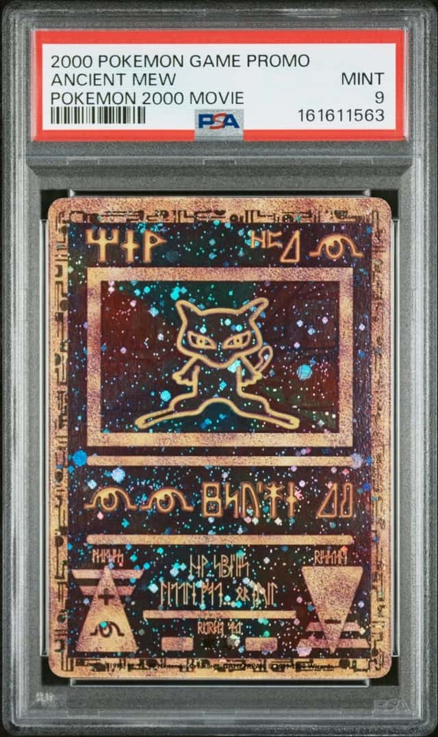 2000 POKEMON GAME MOVIE POKEMON 2000 MOVIE ANCIENT MEW PSA 9