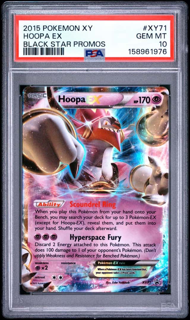 Pokemon Hoopa EX Black Star Promos XY71 PSA 10 Gem Mint
