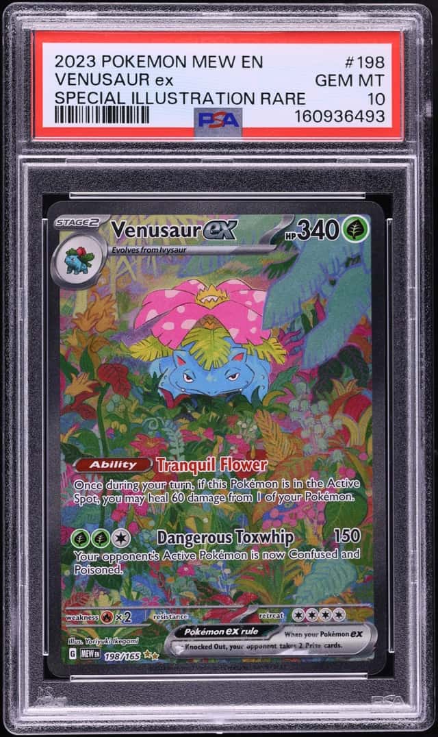 2023 Pokemon Scarlet & Violet 151 SIR Venusaur ex #198 PSA 10 GEM MINT