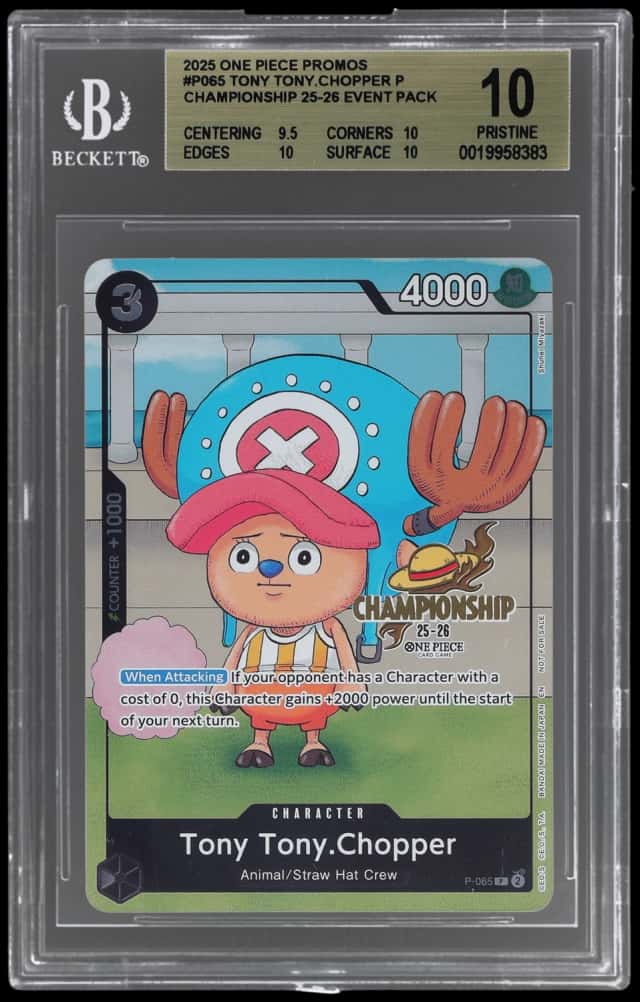 2025 One Piece Promo Championship Event Pack Tony Tony Chopper #P-065
