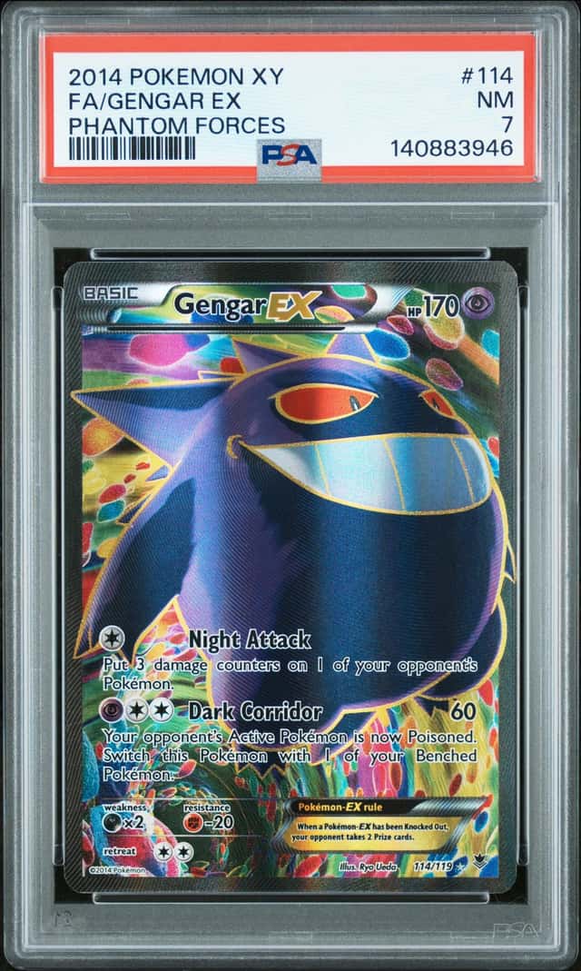 2014 Pokemon XY Phantom Forces Gengar Ex #114