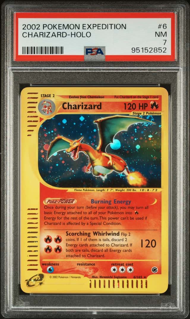 2002 Pokemon Expedition Holo Charizard #6