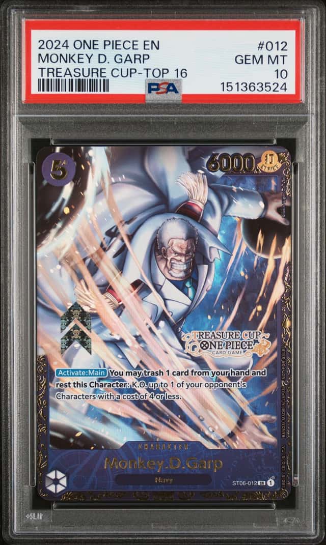2024 One Piece Promo Treasure Cup '24 Top 16 Prize Monkey D. Garp #ST06-012