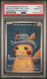 Pikachu/grey Felt Hat