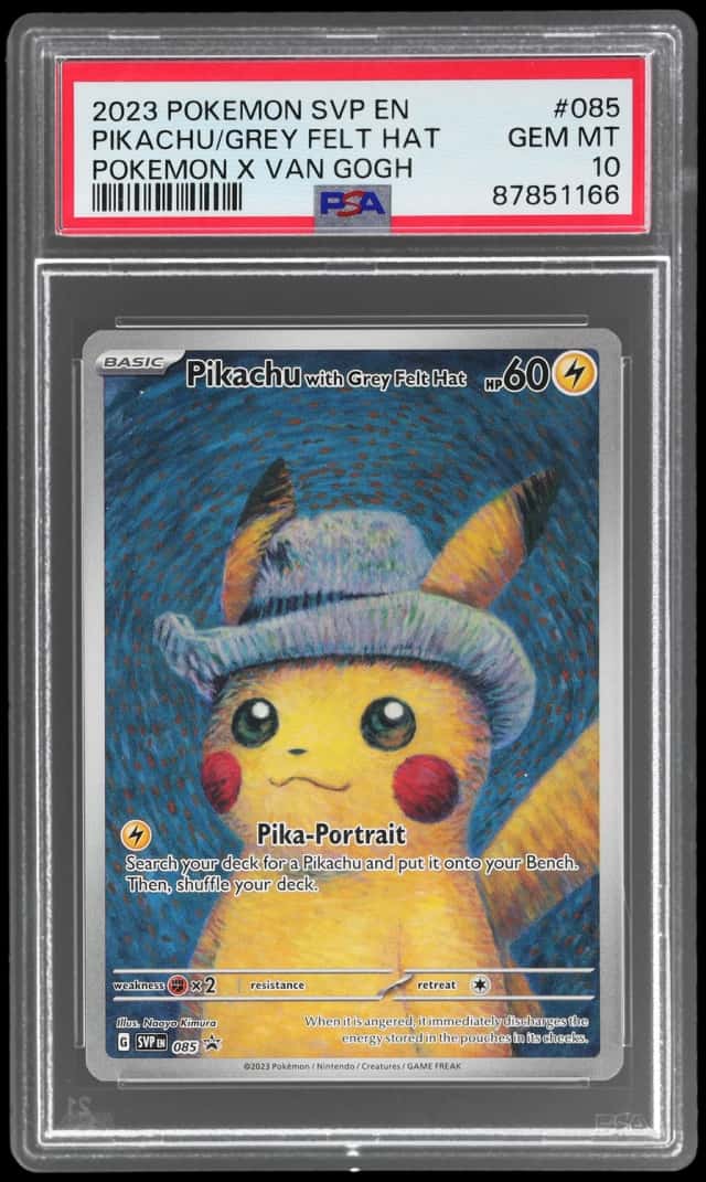 Pikachu/Grey Felt Hat