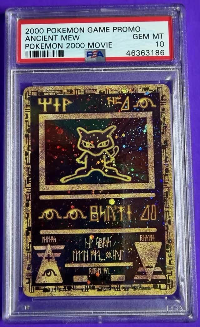 PSA 10 Ancient Mew 2000 Pokemon game movie promo- english- GEM MINT card