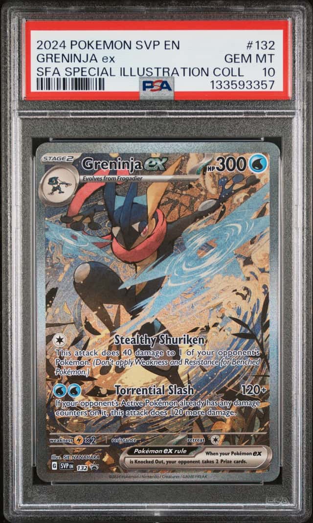 2024 Pokemon SVP EN SFA Special Illustration Collection #132 Greninja ex PSA 10