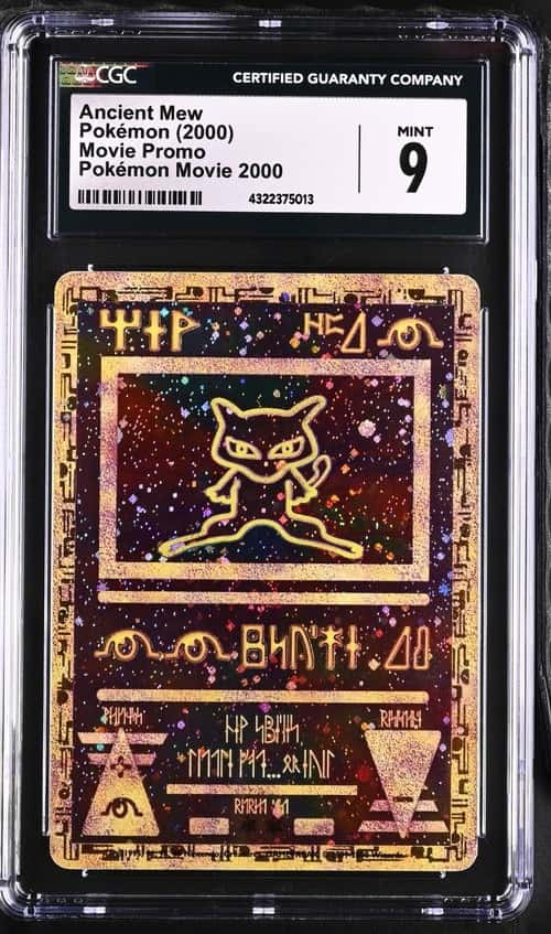Pokemon 2000 Ancient Mew Holo Movie Promo Pokemon Movie 2000 CGC 9