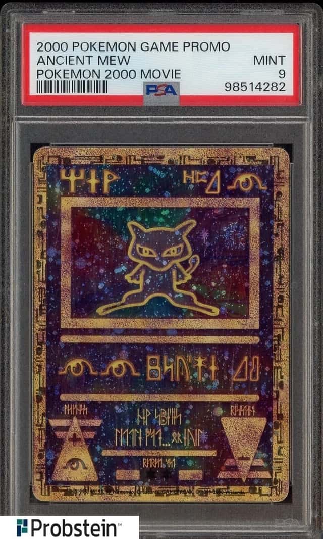 2000 Pokemon Game Promo Pokemon 2000 Movie Ancient Mew PSA 9 MINT