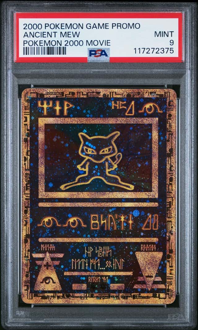 2000 Pokemon Movie Promos Ancient Mew PSA 9
