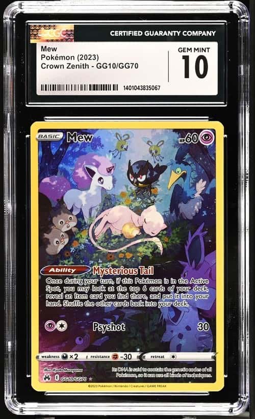 CGC 10 MEW IR GG10/GG70 CROWN ZENITH GALARIAN GALLERY 2023
