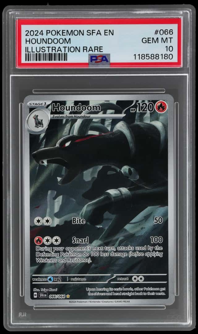2024 Pokemon Shrouded Fable Illustration Rare Houndoom #66