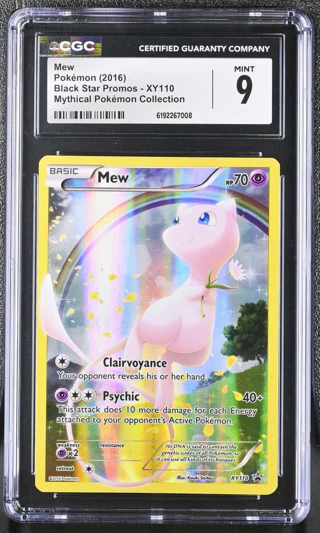Pokemon TCG Mew XY110 XY Holo CGC 9