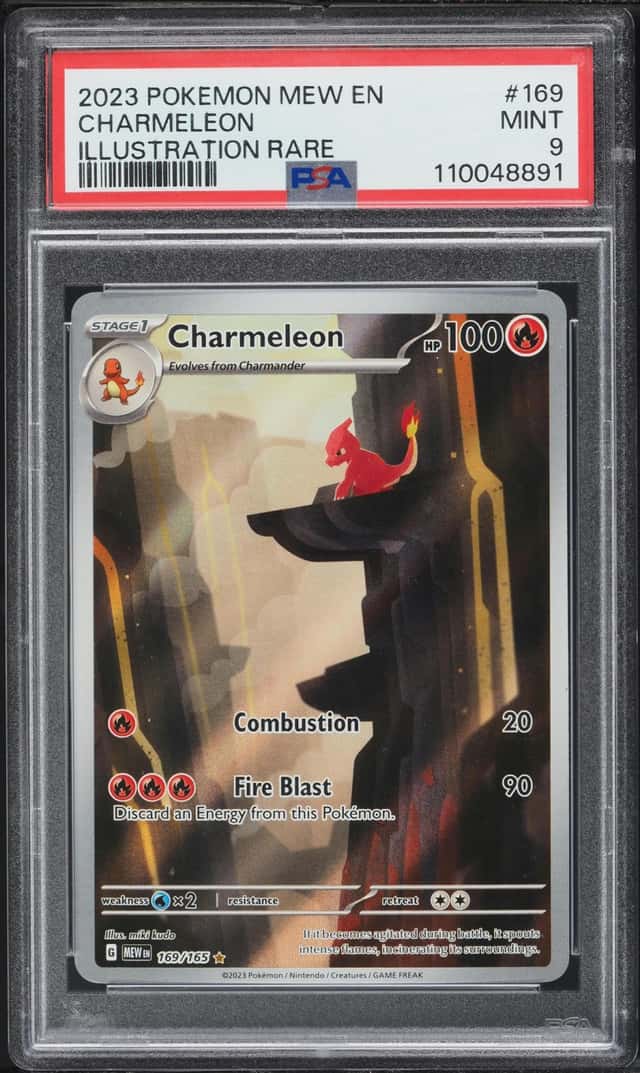 2023 Pokemon Scarlet & Violet 151 IR Charmeleon #169 PSA 9 MINT