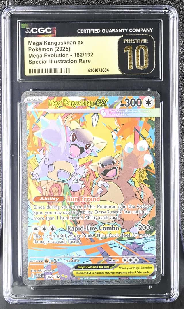 2025 Pokemon Mega Evolution SIR Mega Kangaskhan Ex #182 CGC 10 PRISTINE