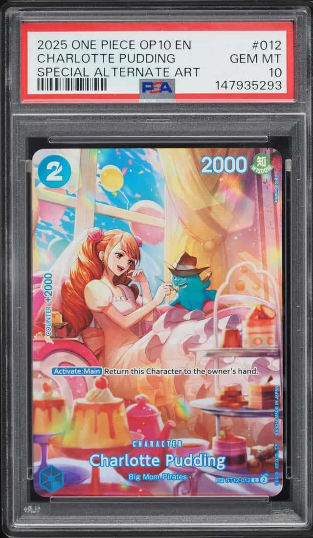 2025 One Piece Royal Blood SP Charlotte Pudding #ST12-012 PSA 10 GEM MINT