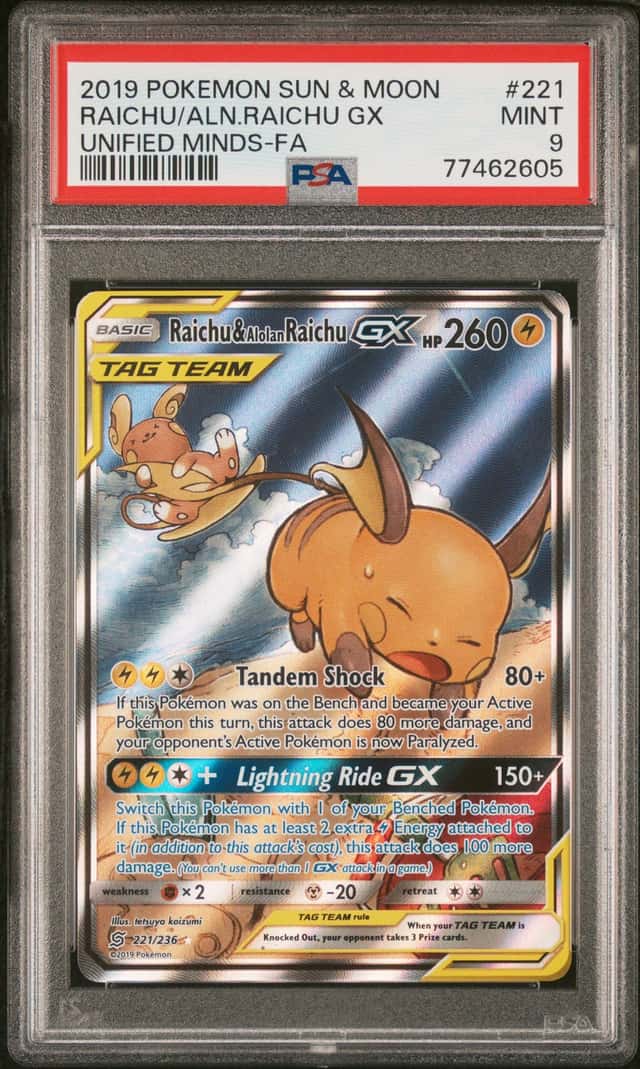 Raichu & Alolan Raichu GX