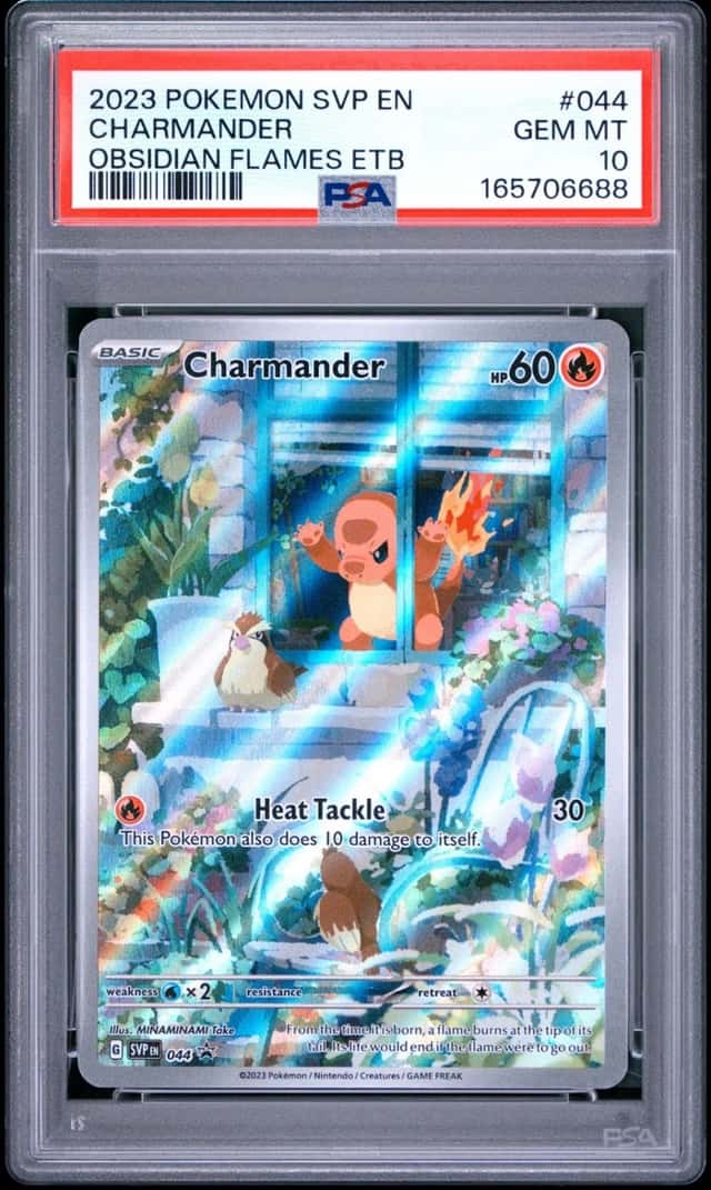 2023 POKEMON SVP EN-SV BLACK STAR PROMO #044 CHARMANDER PSA 10