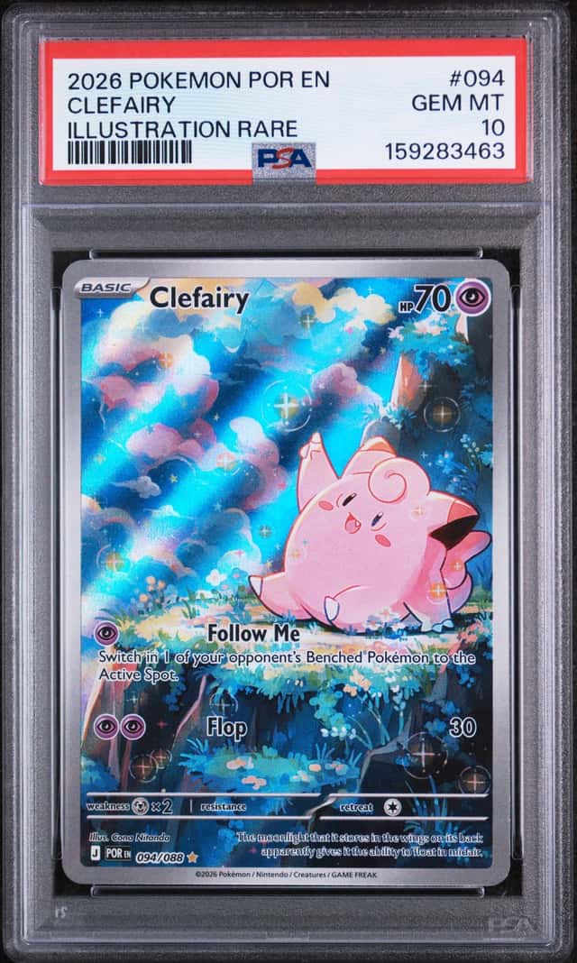 2026 Pokemon Perfect Order Clefairy Illustration Rare #094/088 PSA 10 GEM MINT
