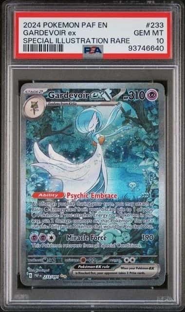 POKEMON GARDEVOIR ex 2024 PALDEAN FATES #233 SPECIAL ILLUSTRATION RARE PSA 10