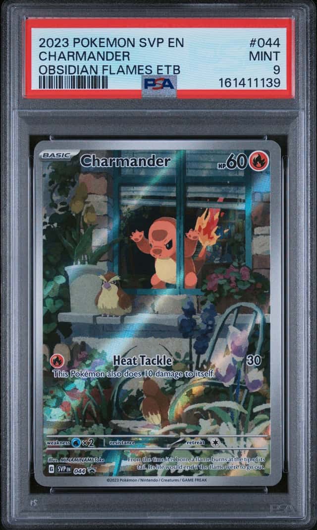 2023 POKEMON SVP EN-SV BLACK STAR PROMO 044 CHARMANDER OBSIDIAN FLAMES ELITE