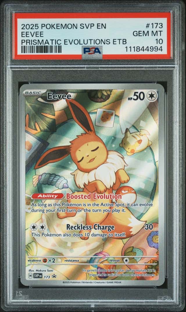 2025 Pokemon SV Black Star Promos Eevee #173 PSA 10 GEM MINT