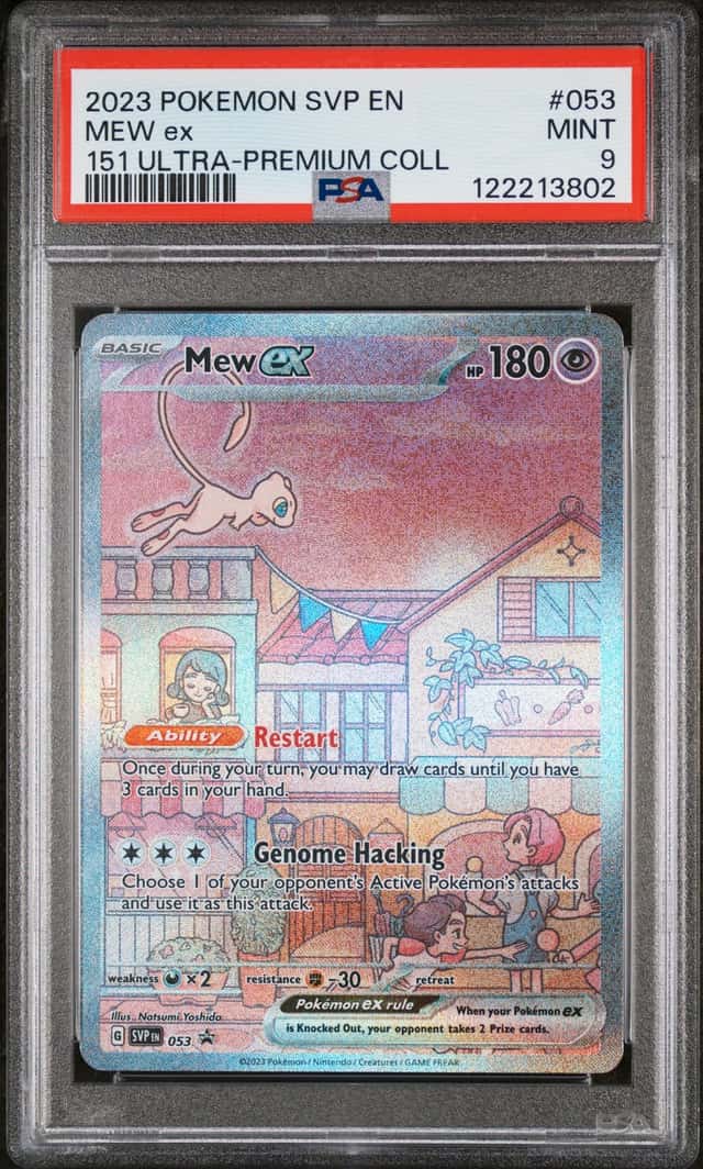 2023-25 Pokemon SV Black Star Promos Mew ex #053 2023 PSA 9 BC