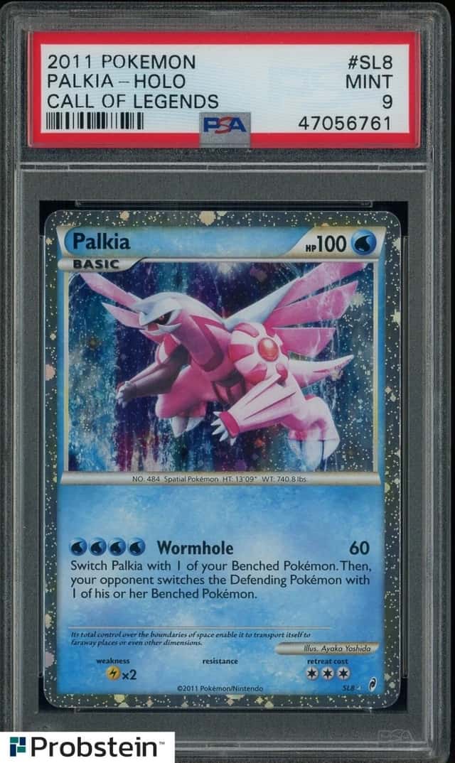 2011 POKEMON CALL OF LEGENDS #SL8 PALKIA-HOLO CALL OF LEGENDS PSA 9 MINT