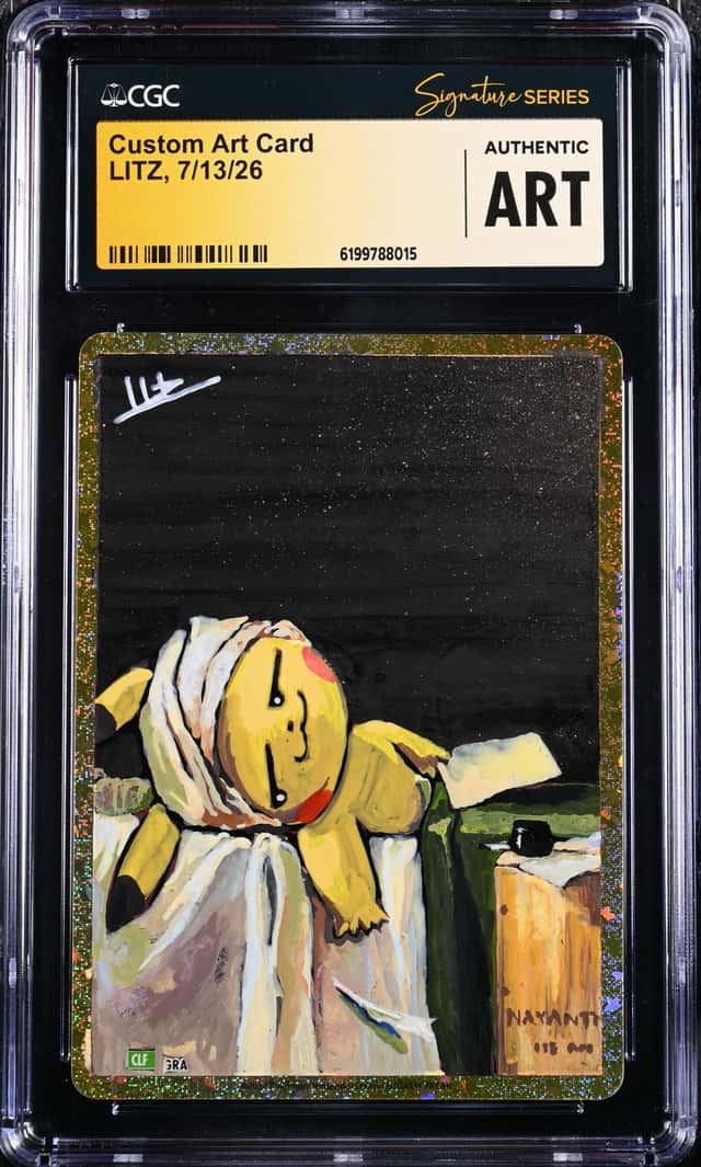 Litz Signed Sketched Custom Pokemon Japanese Art Card CGC Authentic Art AUTO