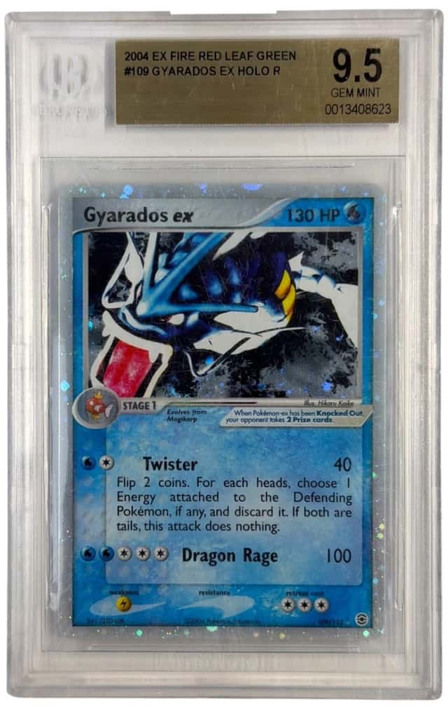 2004 Pokemon EX Fire Red Leaf Green Gyardos EX Holo Rare 109 BGS 9.5