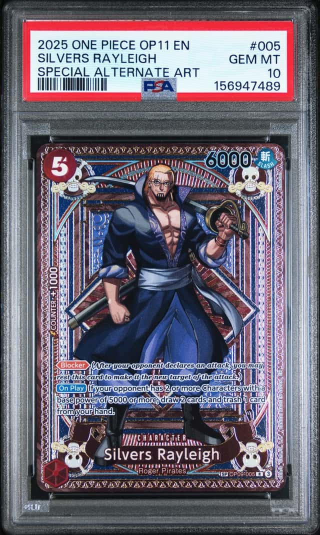 Silvers Rayleigh (SP) OP09-005 A Fist of Divine Speed Foil PSA 10