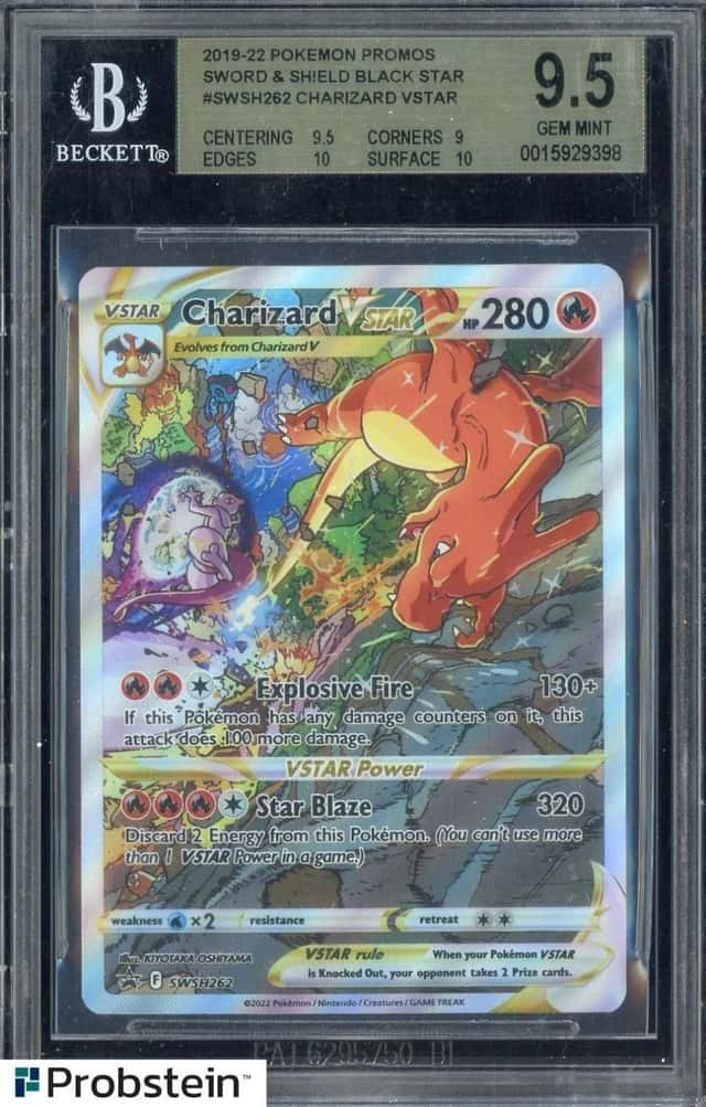 2022 Pokemon SWSH BSP Ultra Premium UPC #262 Charizard VSTAR BGS 9.5 GEM MINT
