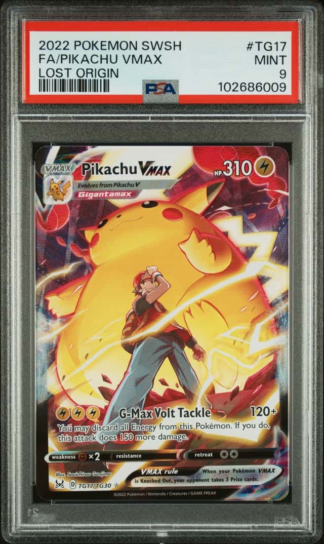 Pokemon Pikachu VMAX TG17/TG30 Lost Origin