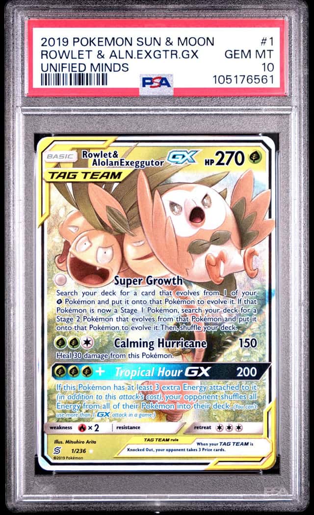 Rowlet & Alolan Exeggutor GX