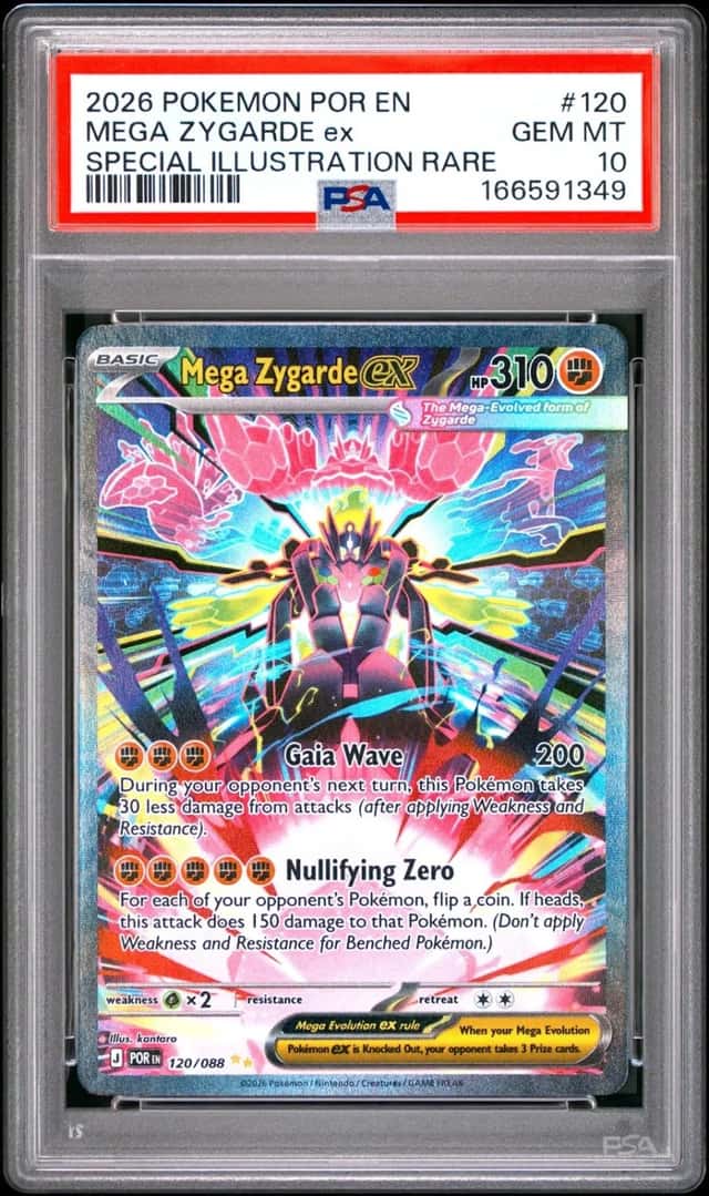 2026 Pokemon Mega Zygarde ex Special Illustration Rare #120/088 PSA 10
