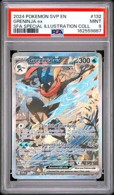 2024 POKEMON ENGLISH GRENINJA EX SVP EN #132 PROMO PSA9