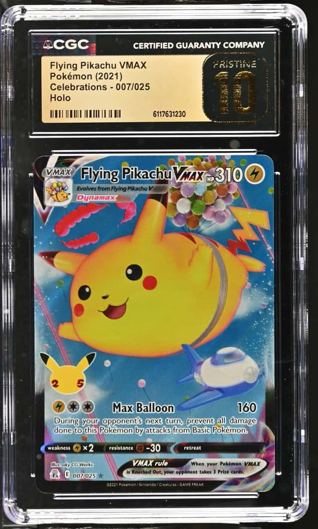 2021 Pokemon Celebrations #007 Flying Pikachu VMAX CGC 10 PRISTINE