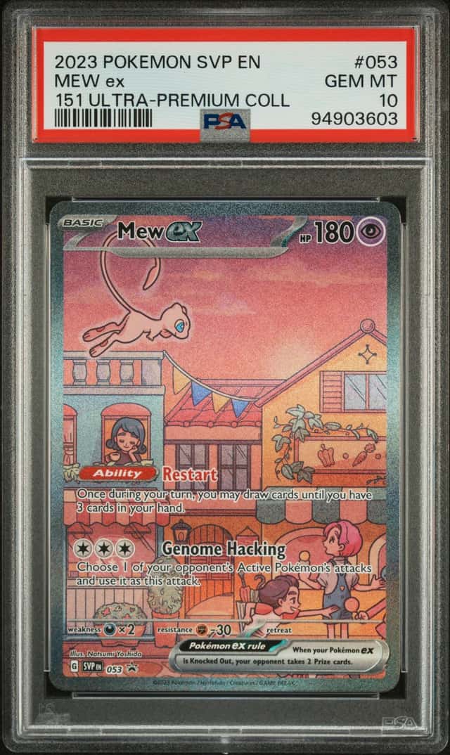 2023 POKEMON SVP PROMO 151 ULTRA-PREMIUM COLLECTION #053 MEW EX PSA 10
