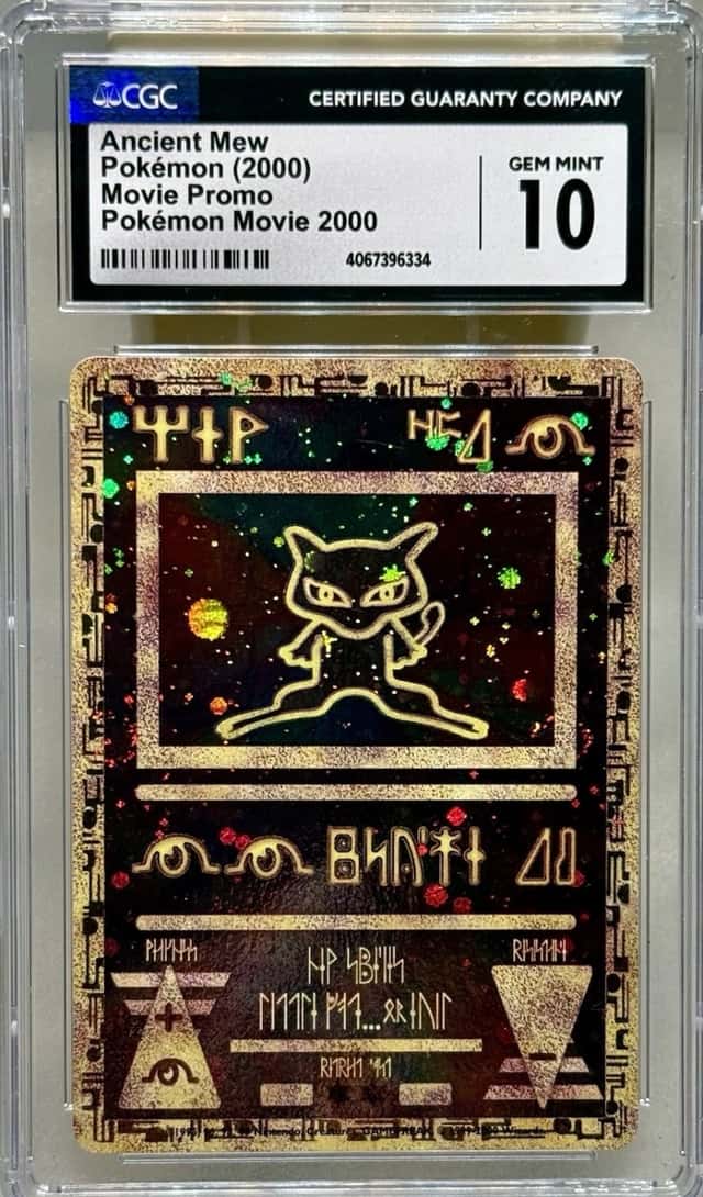 2000 Pokemon Movie Promo - Ancient Mew Holo - CGC 10 GEM MINT
