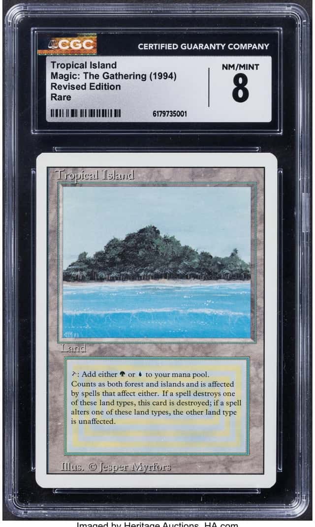 Magic: The Gathering Tropical Island Revised Edition...