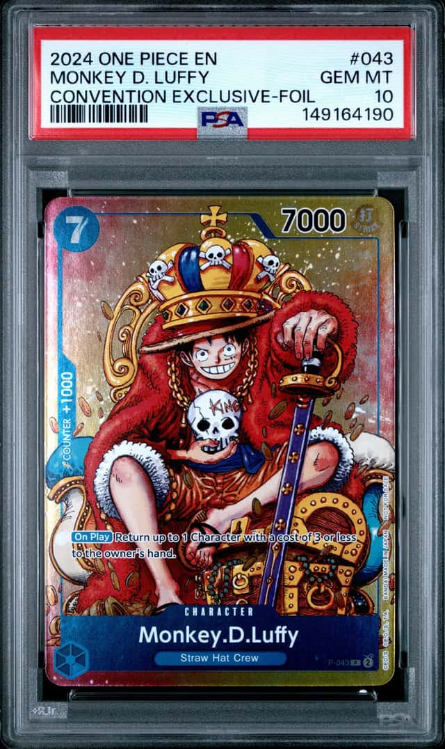 2024 One Piece Promo Convention Exclusive Foil Monkey D. Luffy #P-043