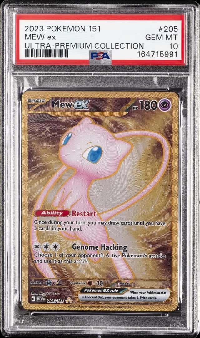 2023 POKEMON 151 ULTRA-PREMIUM COLLECTION #205 MEW EX PSA 10