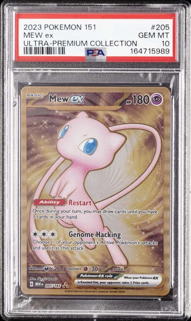 2023 POKEMON 151 ULTRA-PREMIUM COLLECTION #205 MEW EX PSA 10