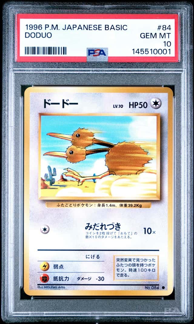 Pokemon Doduo Basic Base Set 84 Japanese PSA 10 Gem Mint