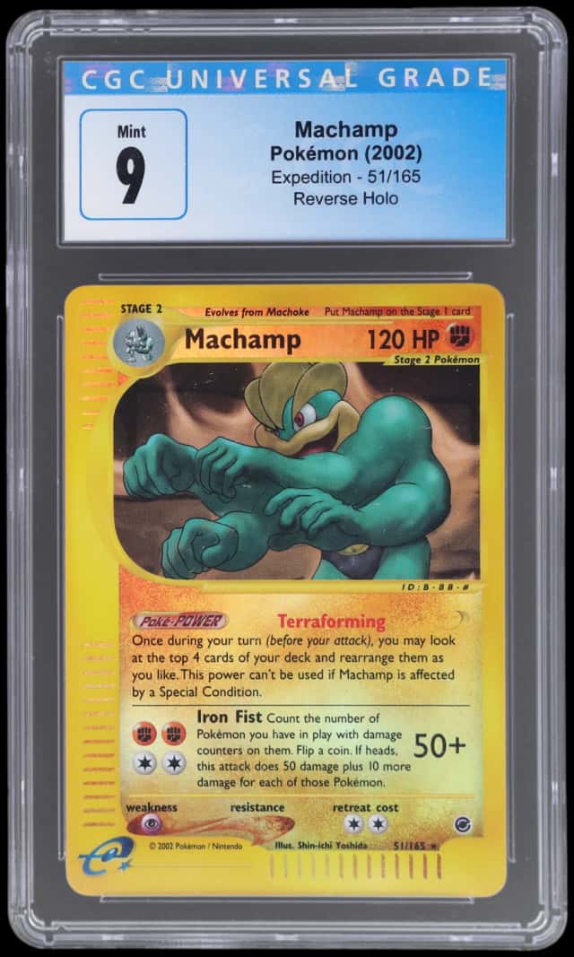2002 Pokemon Expedition Reverse Holo Machamp #51